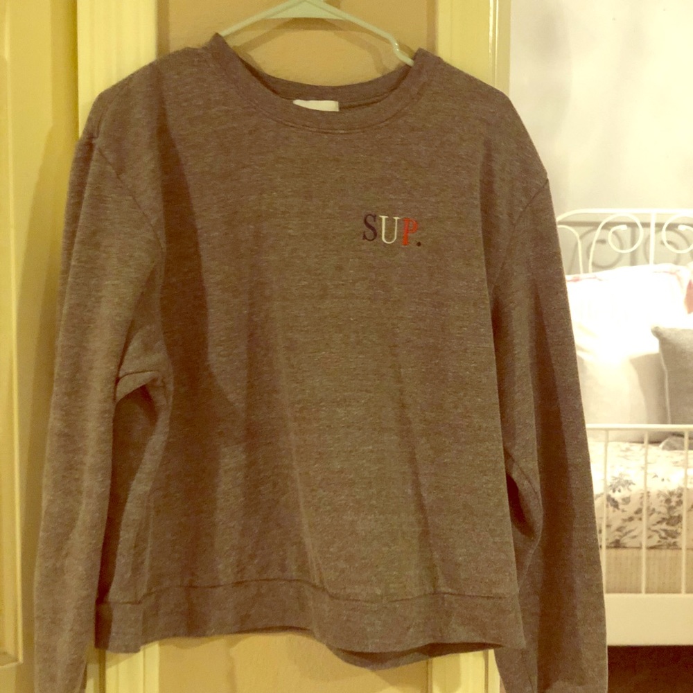 Oversized sweatshirt